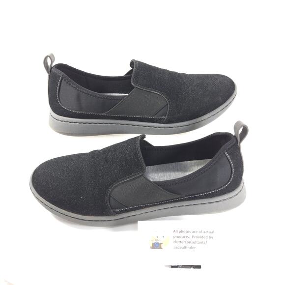 Cloudsteppers by Clarks Slip On Loafer Flat Womens Size 10 15712 Black - Picture 5 of 9